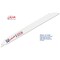 Gator Reciprocating Saw Blade, 12 in x 1 in x 14 TPI, X-Heavy Duty Metal Cutting, 25PK 12124-25 - alternate 5